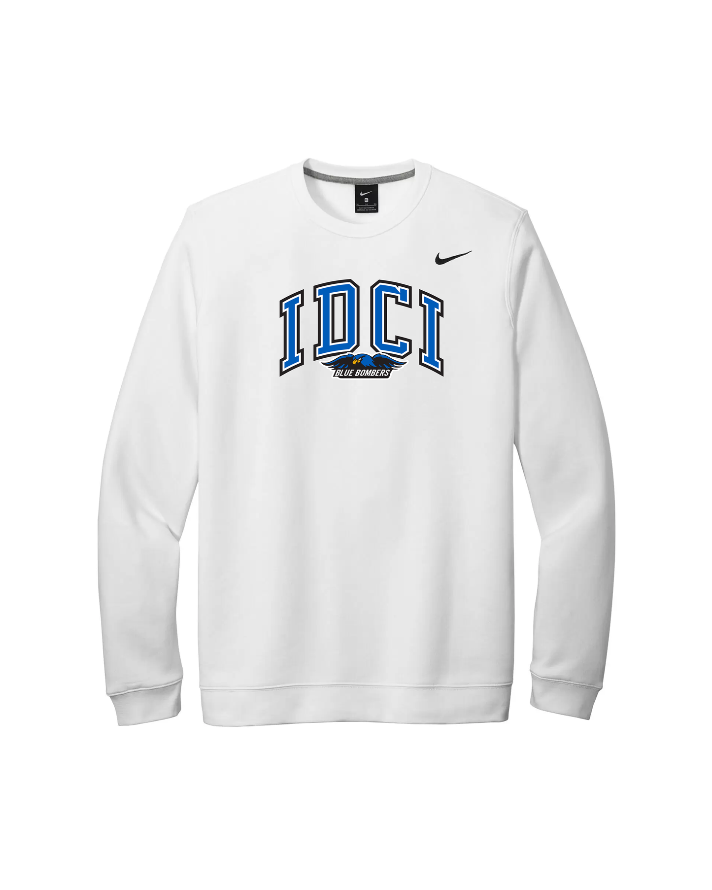 IDCI Blue Bombers Varsity Nike Crewneck