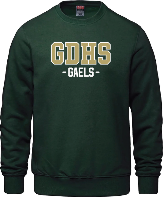 Glencoe Gaels Embroidered Twill Crewneck