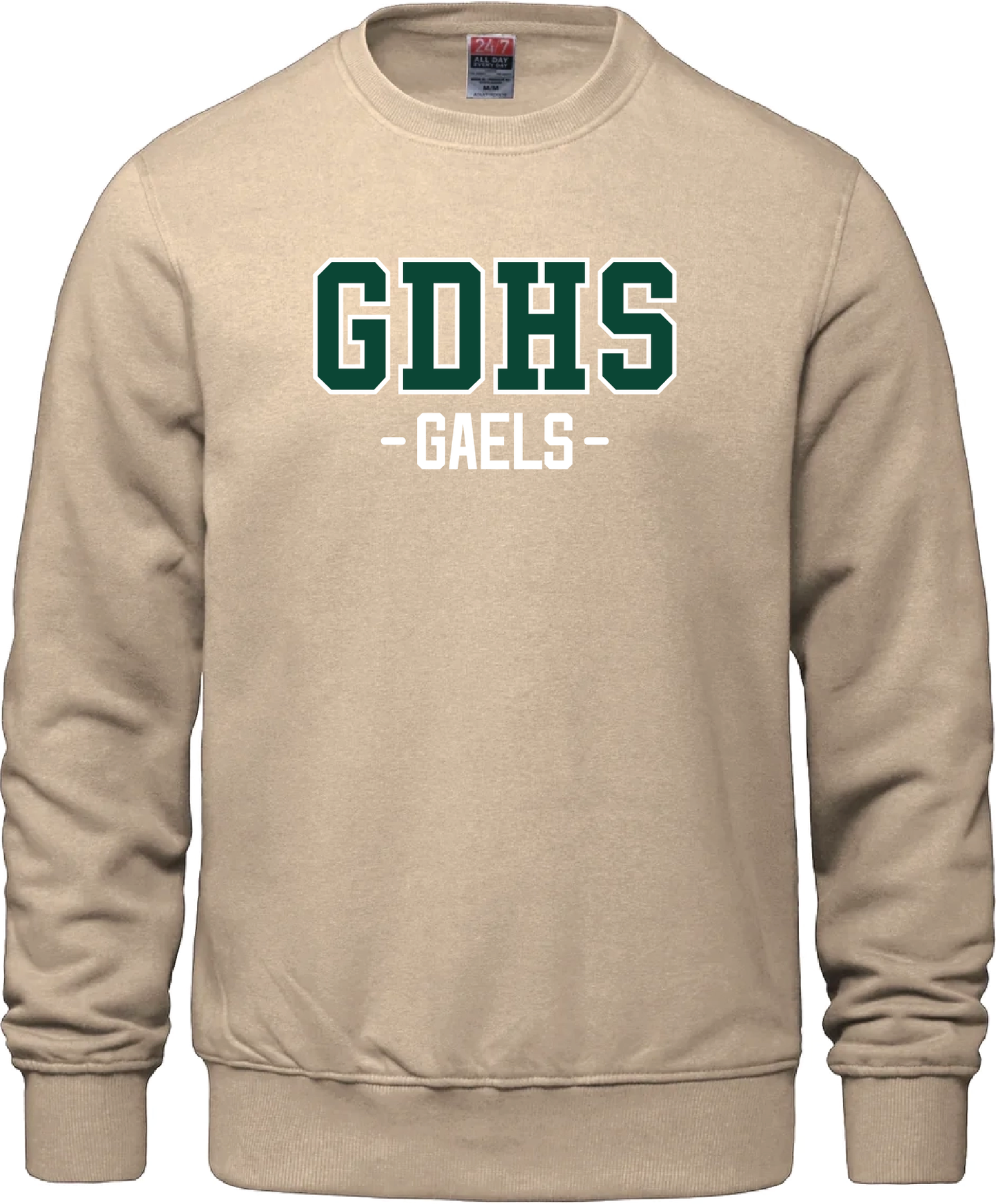Glencoe Gaels Embroidered Twill Crewneck