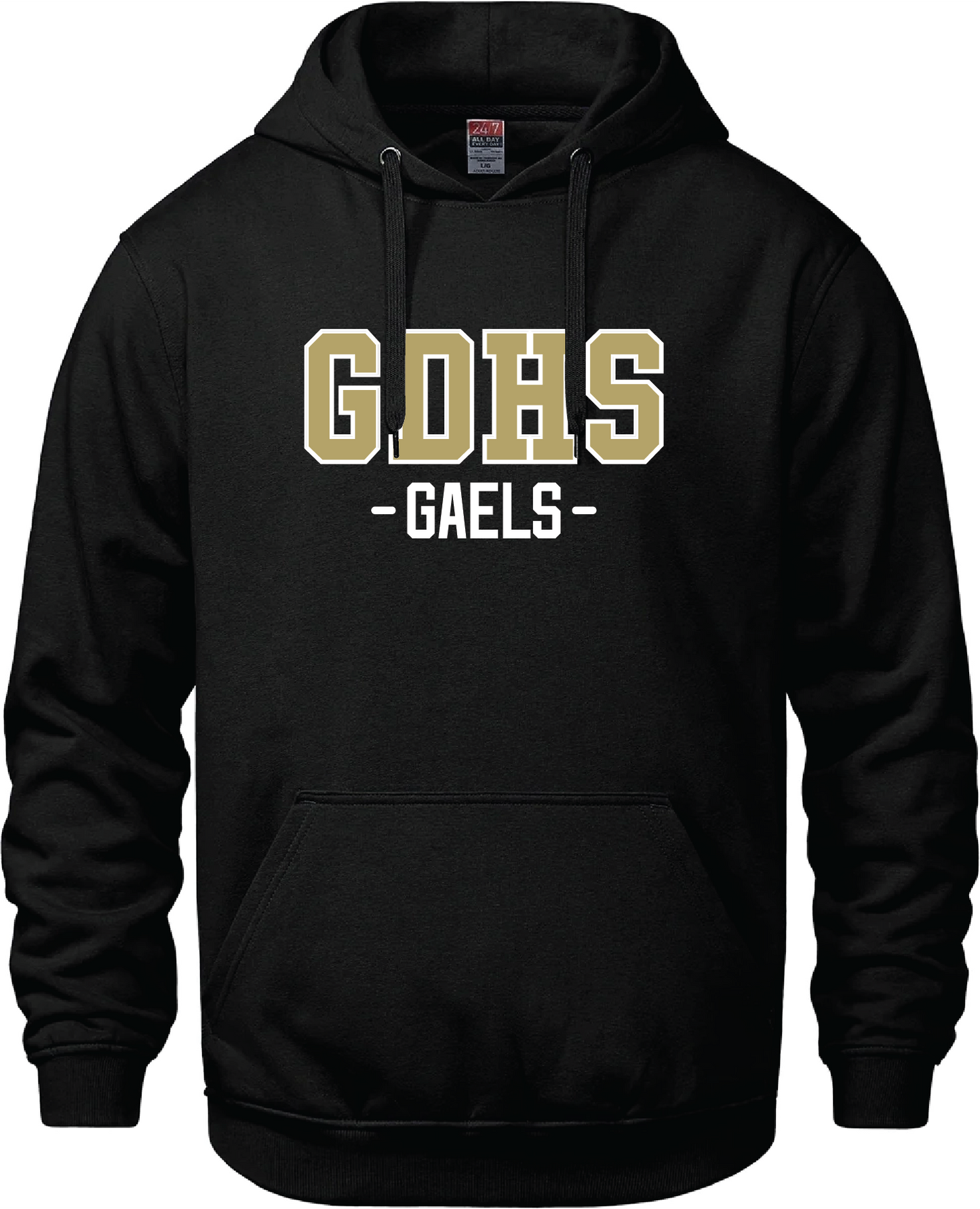Glencoe Gaels Embroidered Twill Hoodie