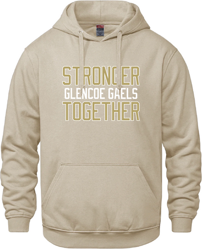 Glencoe Gaels Stronger Together Embroidered Twill Hoodie