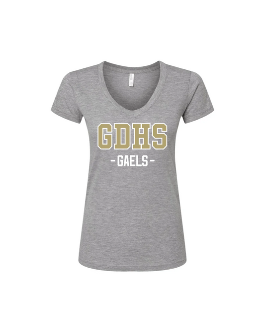 Glencoe Gaels V-Neck T-Shirt - Women's