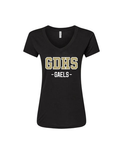 Glencoe Gaels V-Neck T-Shirt - Women's