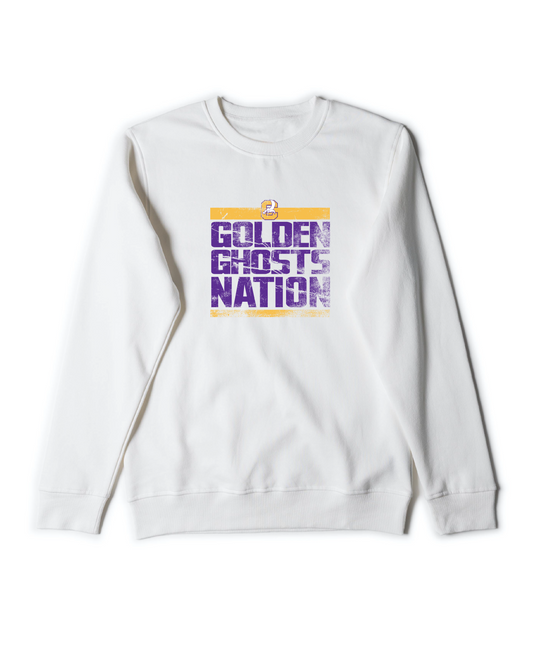 Central Golden Ghosts Nation Crewneck