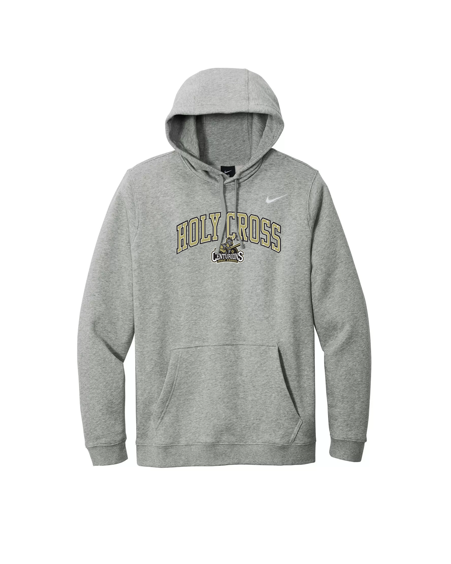 Holy Cross Centurions Varsity Nike Hoodie L Dark Grey Heather