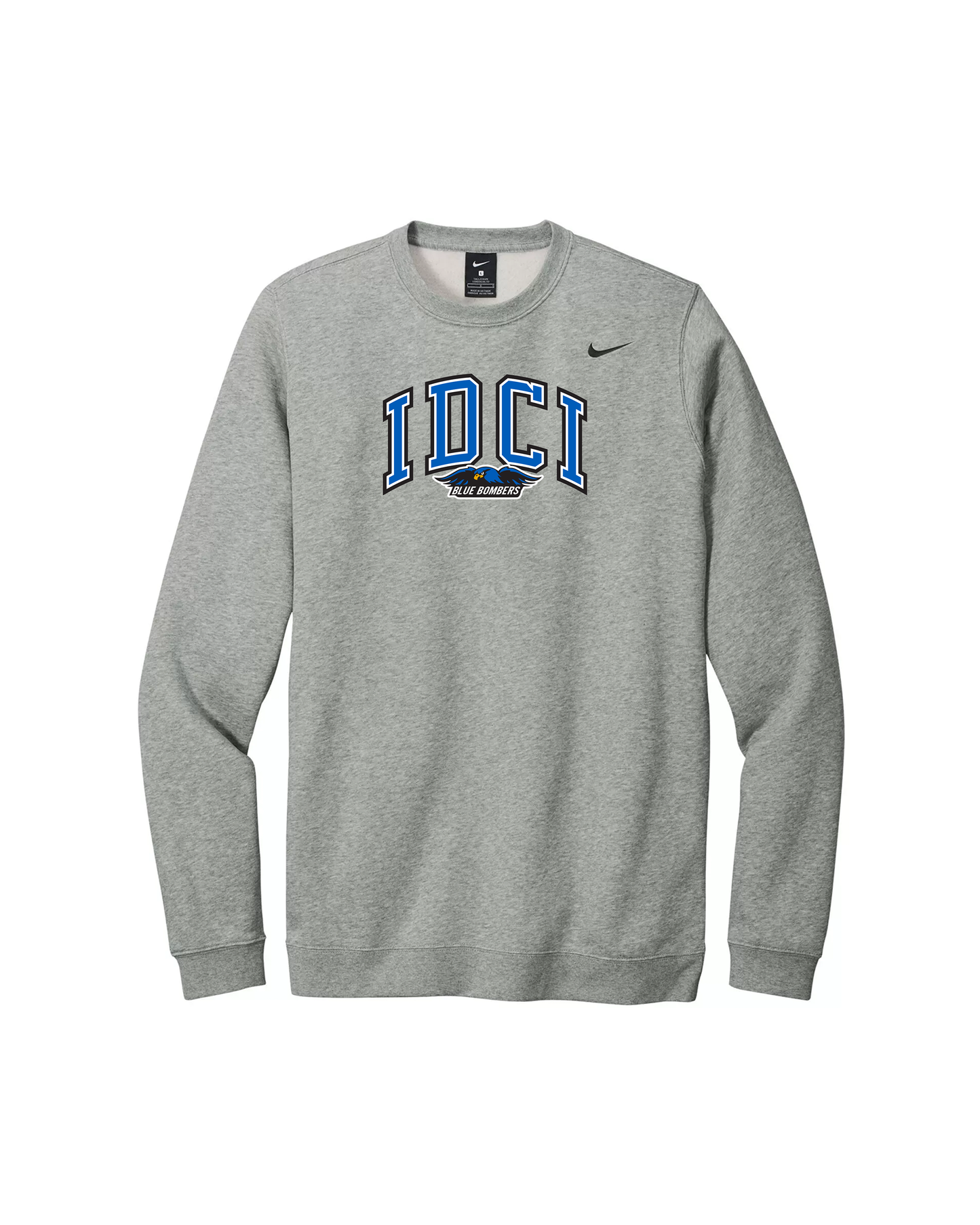 IDCI Blue Bombers Varsity Nike Crewneck