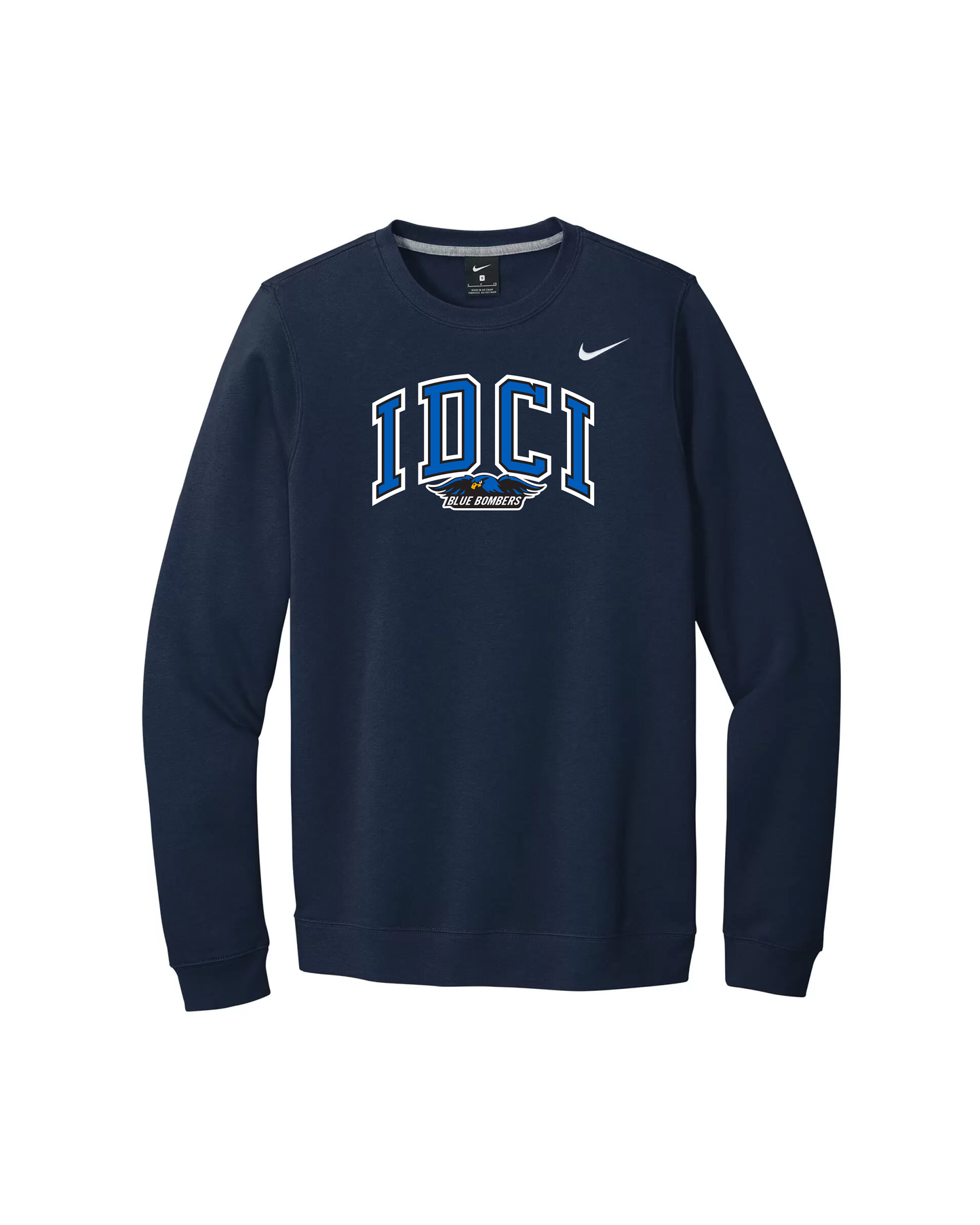 IDCI Blue Bombers Varsity Nike Crewneck