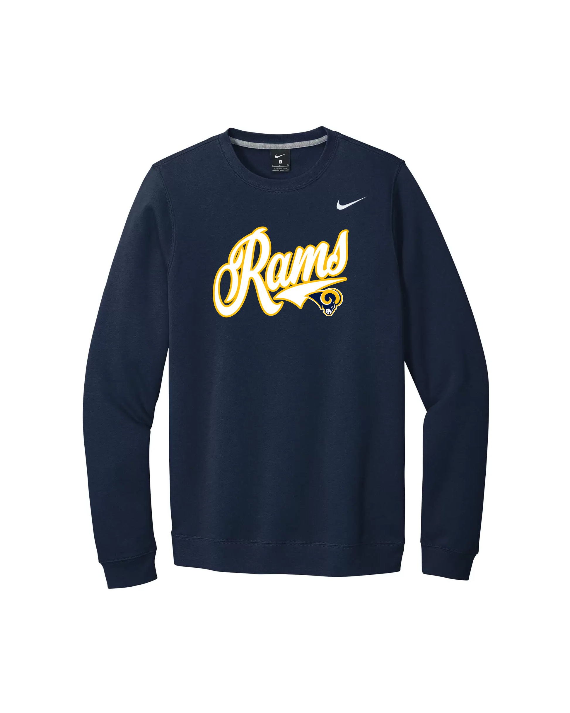 Nike crewneck navy hot sale