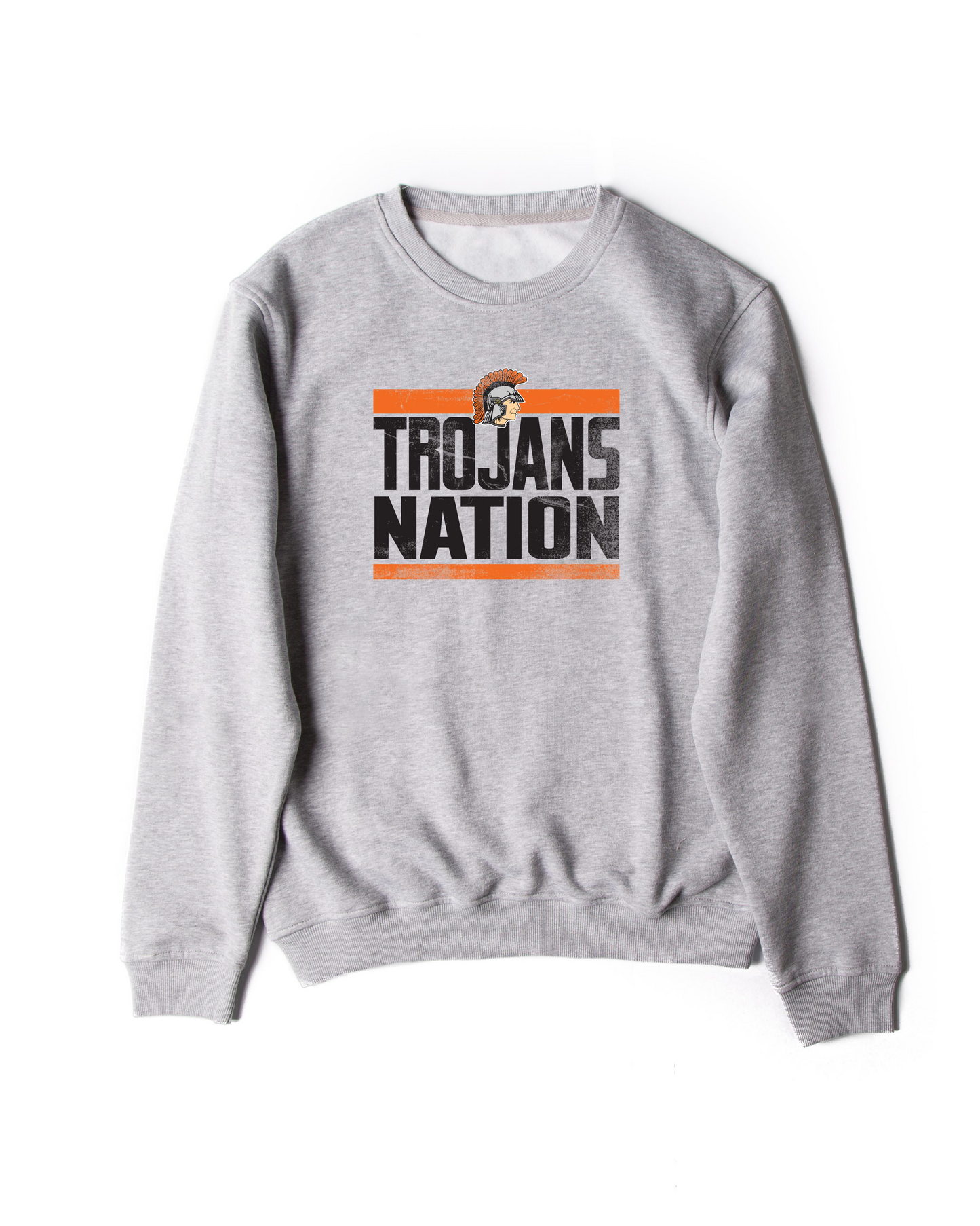 Clarke Road Trojans Nation Crewneck